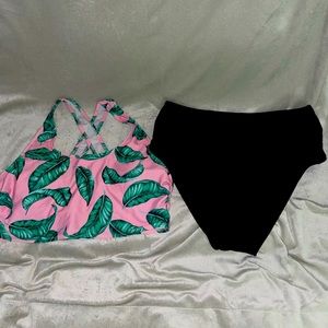 Womens High-waisted Bathing Suit